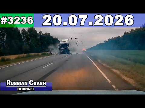 ДТП. Подборка на видеорегистратор за 20.07.2026 Июль 2026
