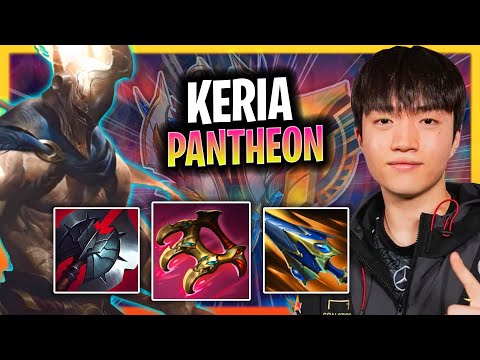 KERIA IS INSANE WITH PANTHEON! | T1 Keria Plays Pantheon Support vs Pyke!  Season 2025