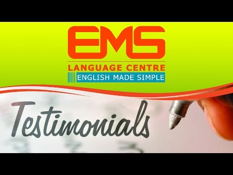 EMS LANGUAGE CENTRE - STUDENT'S TESTIMONIAL E01