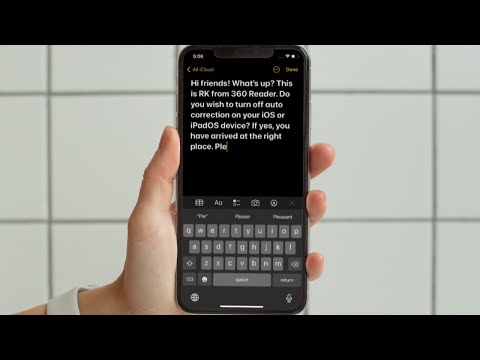 How to Disable Auto Correct on iPhone and iPad