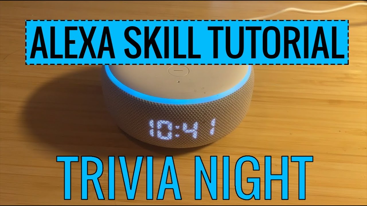 Alexa Skill Tutorial with Python & AWS Lambda