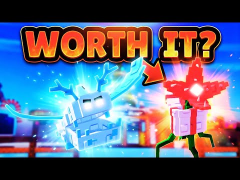 The ICE DRAGON AND PLANT IN A BOX SHOWCASE! Garden Tower Defense!
