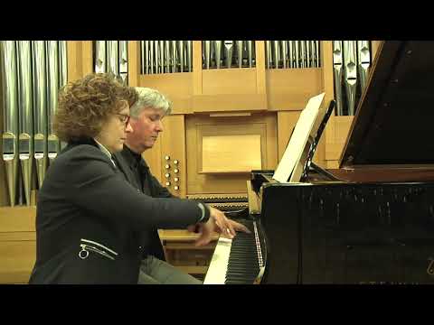 Robert Schumann Abendlied, op. 85 Nr. 2, gespielt von Sandra & Jürg Hanselmann