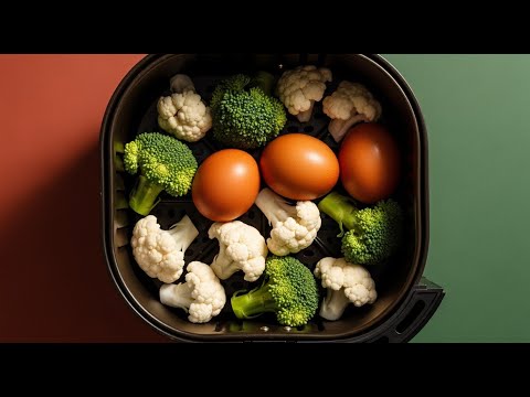 Healthy Air Fryer Omelette Cups with Cauliflower & Broccoli (So Easy!)