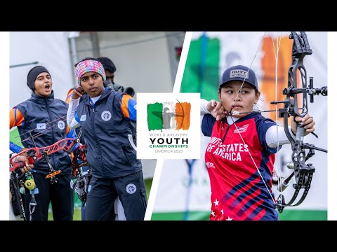 India v USA – compound U18 women team gold | Limerick 2023 World Archery Youth Championships