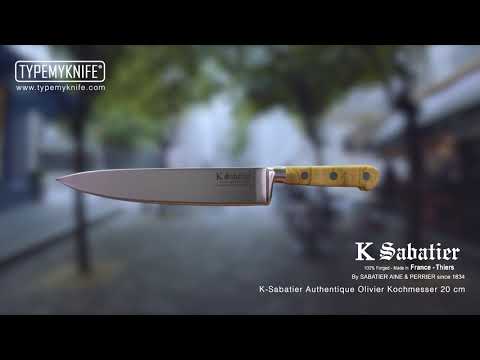 K Sabatier Authentique Olivier Kochmesser 20 cm