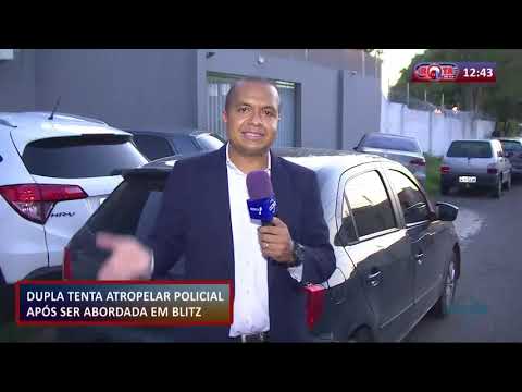 ROTA DO DIA 21 01 2020  Dupla tenta atropelar policial apoÌs ser abordada em blitz
