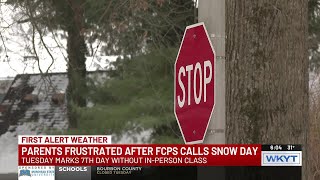 Parents call for change as FCPS set for 7th day without in-person class