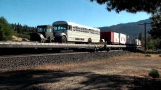 preview picture of video 'Ringling Bros Circus Train Verdi, Nevada on 9/20/2010'