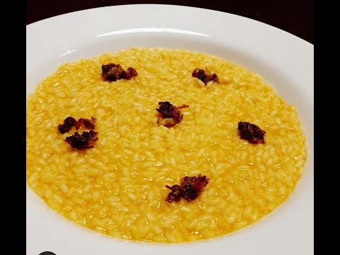 RISOTTO ALLA MILANESE, con ossobuco - risotto allo zafferano con #videoricetteinsieme