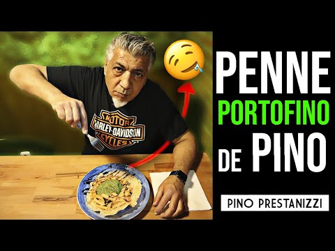 La RECETA ORIGINAL del PENNE PORTOFINO ALLA PINO | Pino Prestanizzi