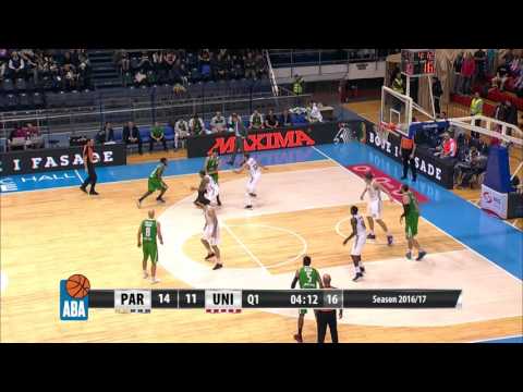 ABA Liga 2016/17, Round 5 match: Partizan NIS - Union Olimpija (16.10.2016)