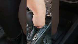 How to put a 2021 Jeep Cherokee "regular version" into neutral without the key. #2022 #shorts #jeep