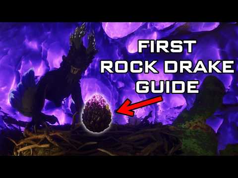 How to Collect, Hatch, and Raise Your First Rock Drake! | ARK: Survival Ascended
