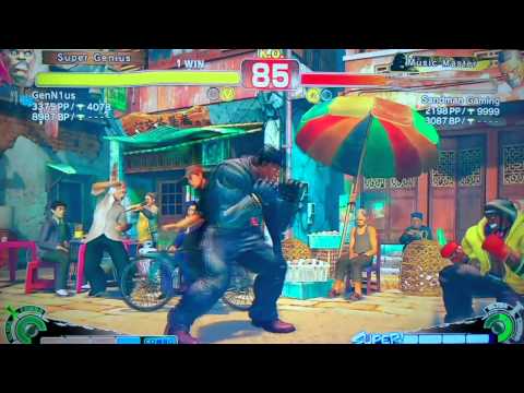 SSF4 AE 2012 Sandman (DeeJay) Vs Genius (Balrog) Part 1