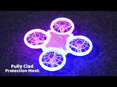 Mini Drone: 3D Flip, Flash, Intelligent Hover, 2.4G 4CH Remote Control Quadcopter Helicopter