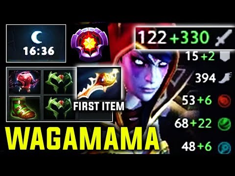 16 Min 1st Item Divine Rapier - WagamamaTemplar Assassin No Respect At All Dota 2