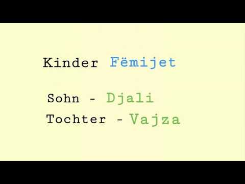 Meso gjermanisht Niveli A1 ...Anetaret e familjes