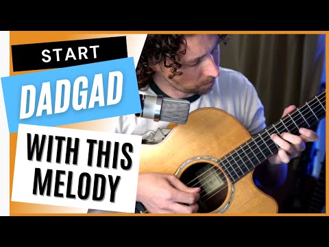 Beautiful Fingerstyle Melody in DADGAD Tuning - Tabs & Chords