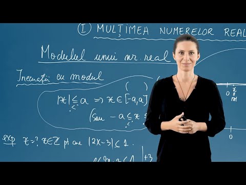 Modulul unui număr real și rezolvarea inecuațiilor cu modul - Clasa a VII-a