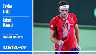 Taylor Fritz vs. Jiri Lehecka Highlights | 2025 Davis Cup