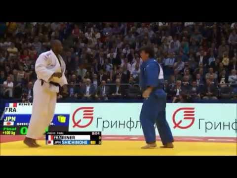 WCJudo 2014, T. RINER (Fra) Vs R. SHICHINOHE (Jpn)