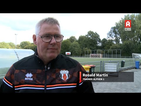 Interview met trainer Ronald Martin (Alphen 1) na Alphen - Woerden (14-09-2024)