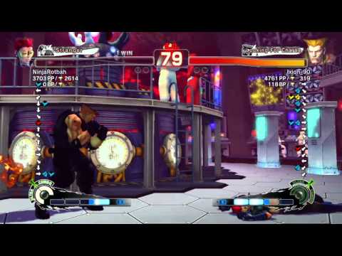 SSF4 AE: NinjaRotbah (Viper) vs  Ixion_90 Guile - Match 7