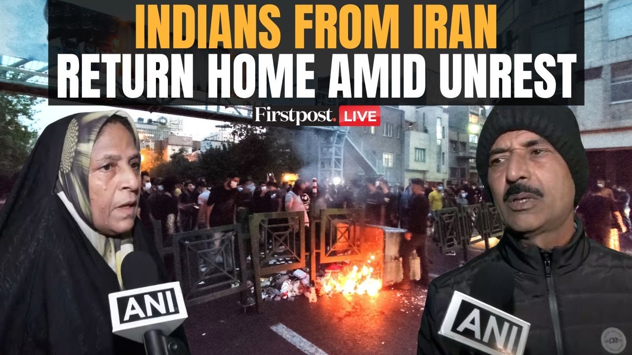 LIVE: Indian Nationals from Tehran Return Home Amid Massive Protests Across Iran | Iran Protests