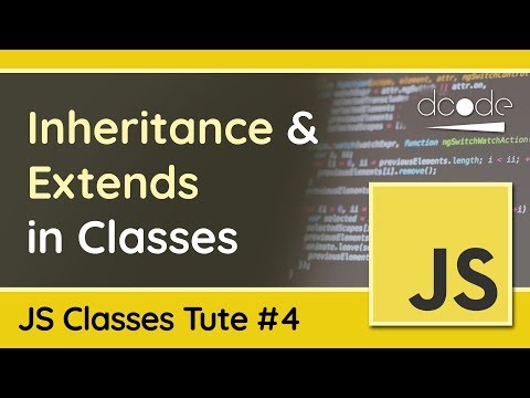JavaScript Classes 4 Inheritance Extends JavaScript OOP Tutorial