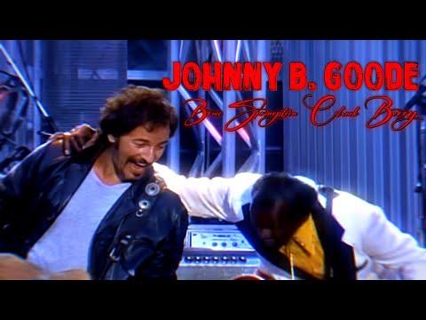Chuck Berry with Bruce Springsteen - Johnny B. Goode HD (Subtitulada en Español)