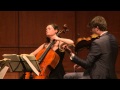 Beethoven String Quartet Op. 18 No. 3 in D Major, Andante con moto - Ariel Quartet (excerpt)