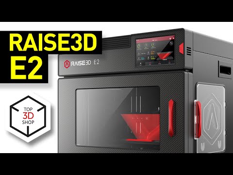 Raise3D E2 Професійний 3D-принтер з подвійними екструдерами для багатокольорового та багатоматеріального друк - фото 2 - id-p2521034831