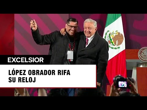 Así rifó López Obrador su reloj en su última Mañanera