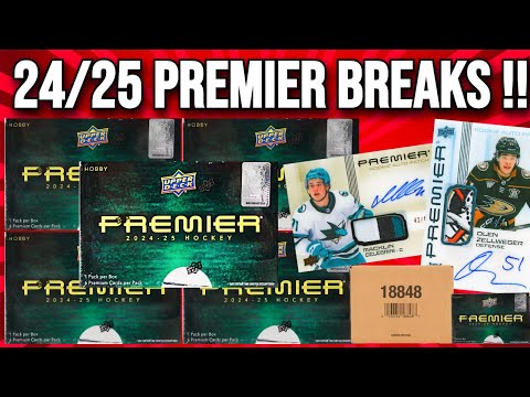 2024-25 Upper Deck Premier Hockey CASE BREAKS !! 🔥