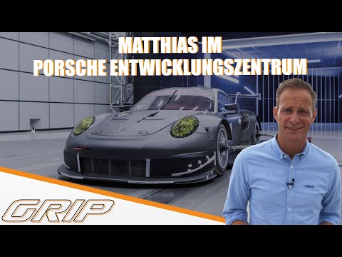 Matthias im Porsche Entwicklungs-Zentrum I GRIP