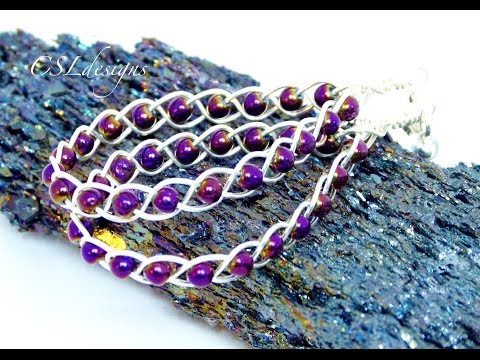 Braided wirework earrings