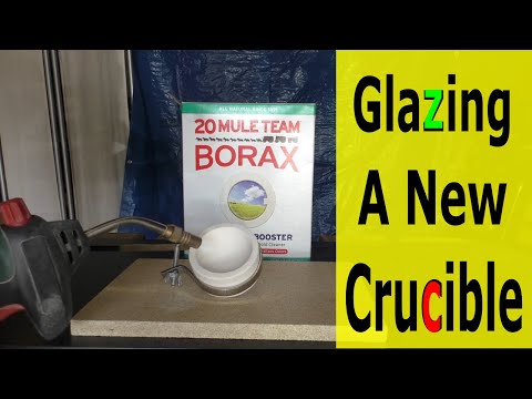 Part of a video titled Preparing A Crucible Before Melting Metal. - YouTube