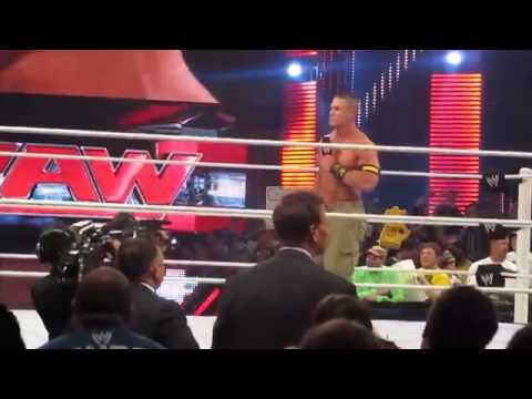 Cena & Fan Segment (After Raw 4-8-13)