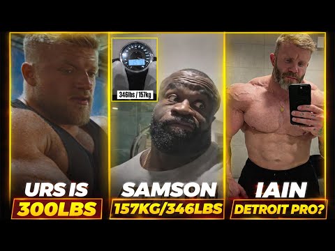 Samson Dauda 160KG?? + Urs is MASSIVE at 300LBS! + Iain Valliere Detroit Comeback?