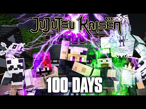 We Spent 100 Days In Jujutsu Kaisen Minecraft [5 Friends]