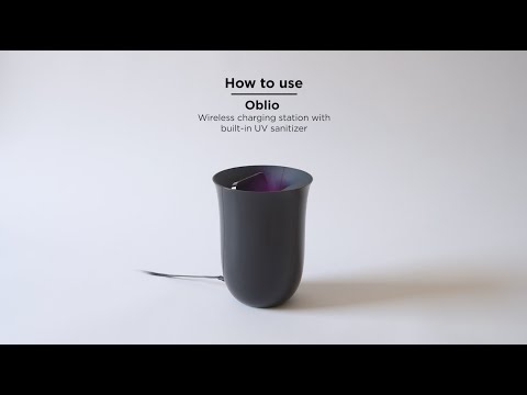 Lexon - How to use Oblio wireless charging station
