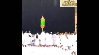 Rainy View of Kaaba - Umrah Packages from Dubai Sharjah - Dubaiumrah.com