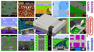Over 50 Nintendo NES Racing / Driving Games In Under 30 Minutes