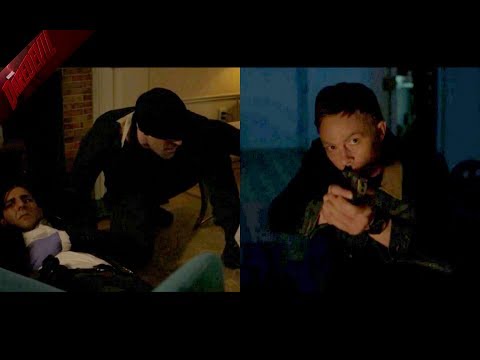 DAREDEVIL 3X08 - Bullseye ataca a Daredevil y al Agente Nadeem.