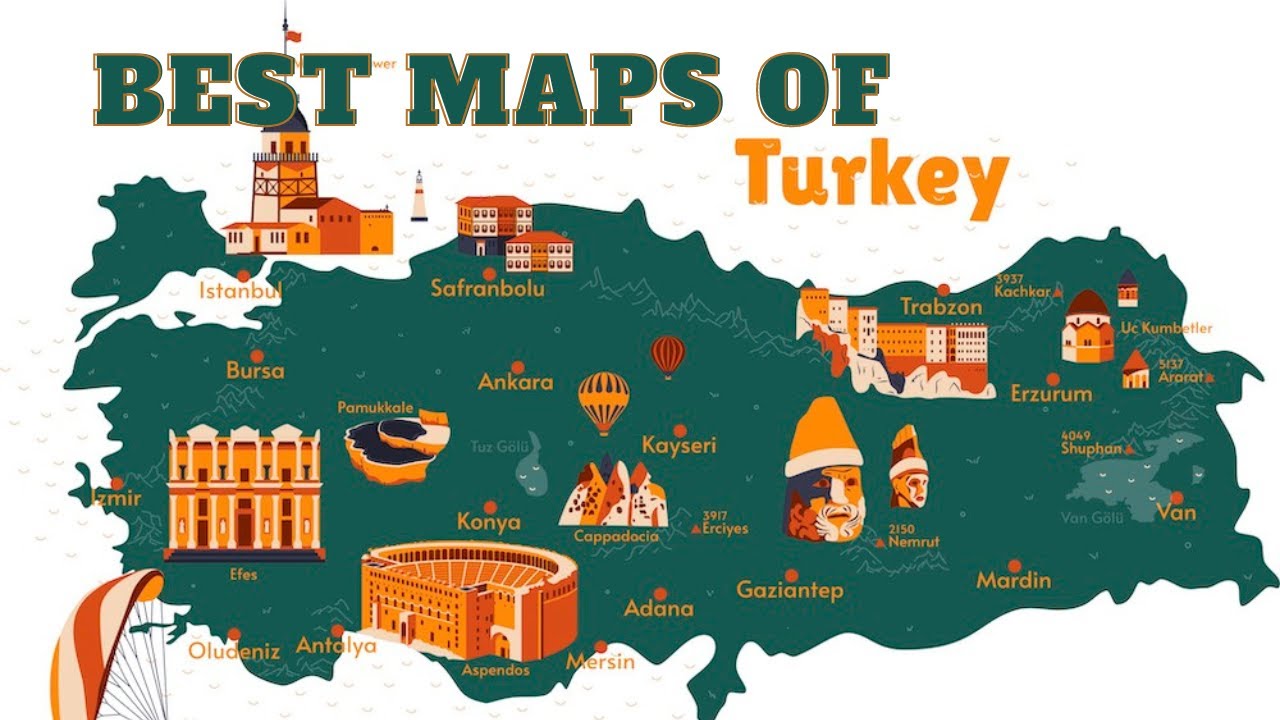 Turkey Travel Planner - Map of Turkey