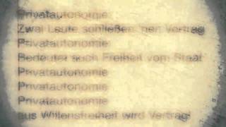 Privatautonomie!