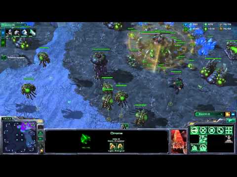 Destiny teaching BraziLSC [Lesson 2 - Game 1] - Starcraft 2 Lesson