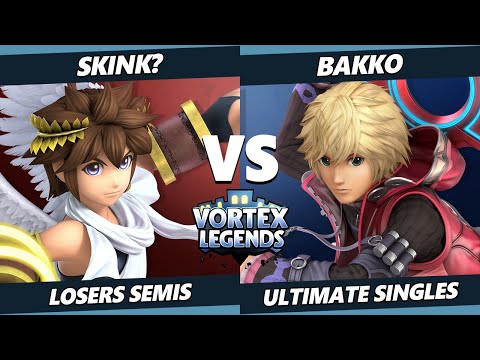 Vortex Legends 31 Losers Semis - Bakko (Shulk) Vs. Skink? (Pit) SSBU Ultimate Tournament