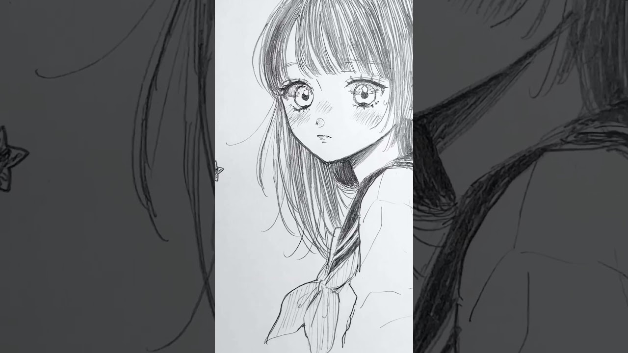 【ウワサのあの子】描いてみた #shorts   #manga #漫画 #anime #アニメ #漫画動画 #恋愛漫画 #ウワサのあの子 #紫今 #イラスト #illustration